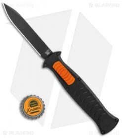 AKC X-treme EVO OTF Automatic Knife Black / Orange Slide (3.5" Black) -Blade HQ Knife Shop AKC X treme EVO OTF Auto Black Orange Slide Black BHQ 114335 jr bottlecap