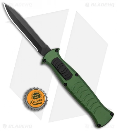 AKC X-treme EVO OTF Automatic Dagger Knife Green (3.5" Black) AKC X-treme EVO OTF Automatic Dagger Knife Green (3.5" Black) -Blade HQ Knife Shop AKC X treme EVO OTF Auto Dagger Green Black GX 37364 jr bottlecap