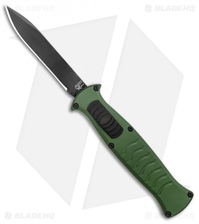 AKC X-treme EVO OTF Automatic Knife Green (3.5" Black) AKC X-treme EVO OTF Automatic Knife Green (3.5" Black) -Blade HQ Knife Shop AKC X treme EVO OTF Auto Green Black BHQ 105414 jr 2