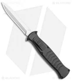 AKC X-treme EVO Dagger OTF Automatic Knife Black W/ Pocket Clip (3.5" Black)
