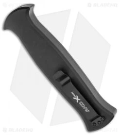 AKC X-treme EVO Dagger OTF Automatic Knife Black W/ Pocket Clip (3.5" Black) 4 AKC X-treme EVO Dagger OTF Automatic Knife Black W/ Pocket Clip (3.5" Black) -Blade HQ Knife Shop AKC X treme EVO OTF Automatic Knife Black 3.5 Satin Dagger BHQ 119723 LS Side