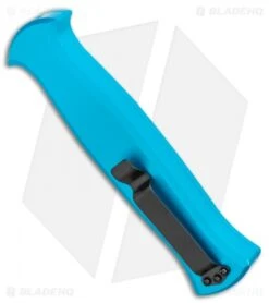 AKC X-treme EVO OTF Automatic Knife Blue (3.5" Black) 4 AKC X-treme EVO OTF Automatic Knife Blue (3.5" Black) -Blade HQ Knife Shop AKC X treme EVO OTF Automatic Knife Blue 3.5in Black EVO LBB BHQ 114336 LS Side
