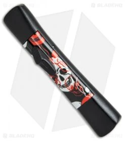 AKC Concord OTF Automatic Knife Red/White Skull (3.25" Black Flat) 3 AKC Concord OTF Automatic Knife Red/White Skull (3.25" Black Flat) -Blade HQ Knife Shop AKC concord red white skull black BP 19138 er spine