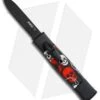 AKC Minion Concord OTF Automatic Knife Red/White Skull (2.3" Black Flat Grind) -Blade HQ Knife Shop AKC minion concord red white skull black flat BP 19001 er