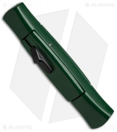 AKC 077 Concord OTF Automatic Knife Dark Green (3.25" Black Flat) AKC 077 Concord OTF Automatic Knife Dark Green (3.25" Black Flat) -Blade HQ Knife Shop akc 077 otf dark green black plain bottom cm