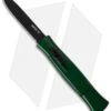 AKC 077 Concord OTF Automatic Knife Dark Green (3.25" Black Flat) -Blade HQ Knife Shop akc 077 otf dark green black plain cm
