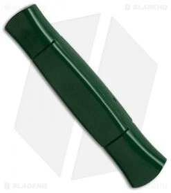 AKC 077 Concord OTF Automatic Knife Dark Green (3.25" Black Flat) 4 AKC 077 Concord OTF Automatic Knife Dark Green (3.25" Black Flat) -Blade HQ Knife Shop akc 077 otf dark green black plain side cm