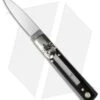 AKC Classic 6" Lever Lock Automatic Italian Knife Dark Horn (2.5" Polish) F17 1 AKC Classic 6" Lever Lock Automatic Italian Knife Dark Horn (2.5" Polish) F17 -Blade HQ Knife Shop akc 6in lever lock dark horn flat