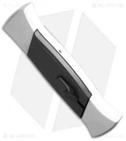 AKC 777 Blackfinger OTF Automatic Knife White/Black (3.375" Satin Flat) 4 AKC 777 Blackfinger OTF Automatic Knife White/Black (3.375" Satin Flat) -Blade HQ Knife Shop akc 777 white satin flat bottom cm