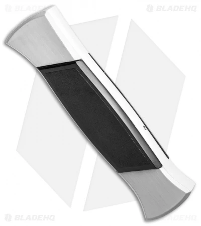 AKC 777 Blackfinger OTF Automatic Knife White/Black (3.375" Satin Flat) AKC 777 Blackfinger OTF Automatic Knife White/Black (3.375" Satin Flat) -Blade HQ Knife Shop akc 777 white satin flat side cm