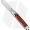 AKC Classic 8" Lever Lock Automatic Italian Knife Cocbolo (3.2" Polish Flat) -Blade HQ Knife Shop akc cocobolo leverlock cm