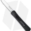 AKC Concord OTF Automatic Knife Black (3.25" Satin Flat) -Blade HQ Knife Shop akc concord black silver flat
