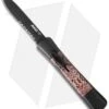 AKC Concord OTF Automatic Knife Snakeskin (3.25" Black Serr) 1 AKC Concord OTF Automatic Knife Snakeskin (3.25" Black Serr) -Blade HQ Knife Shop akc concord brown snake flat serr cm
