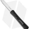 AKC Concord OTF Automatic Knife Black (3.25" Satin Serr) -Blade HQ Knife Shop akc concord satin flat part serr black otf