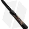 AKC Concord OTF Automatic Knife Brown Snake (3.25" Black Flat) -Blade HQ Knife Shop akc concord snake II flat