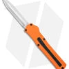 AKC F-20 D/A Dagger OTF Automatic Knife Orange Aluminum (3.6" Satin) -Blade HQ Knife Shop akc f 20 da otf auto black Orange aluminum Satin dagger BHQ 177350 jr