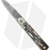 AKC Classic 6" Lever Lock Automatic Italian Knife Brazilian (2.5" Damascus) -Blade HQ Knife Shop akc lever 6in braz damascus flat cm