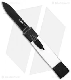 AKC Minion Concord OTF Automatic Knife Black/White (2.3" Black Flat Grind)