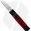 AKC Minion Concord OTF Automatic Knife Black/Red (2.3" Satin Dagger) -Blade HQ Knife Shop akc minion black red satin dagger cm