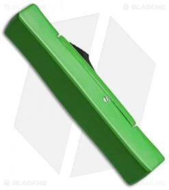 AKC Minion Concord OTF Automatic Knife Green (2.3" Satin) -Blade HQ Knife Shop akc minion satin flat lime green BHQ dl side
