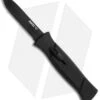 AKC 777 Blackfinger OTF Automatic Knife Black (3.375" Black Flat) -Blade HQ Knife Shop blackfinger black black flat