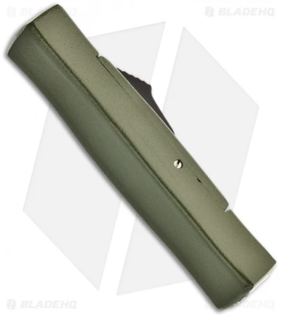 AKC Minion Concord Dagger OTF Automatic Knife NATO Green (2.3" Satin) AKC Minion Concord Dagger OTF Automatic Knife NATO Green (2.3" Satin) -Blade HQ Knife Shop bladeplay minion nato silver blade green otf mini auto side