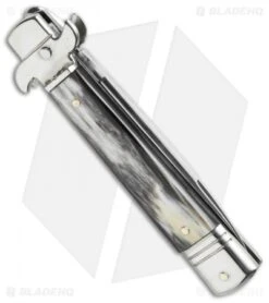 Blade HQ Knife Shop -Blade HQ Knife Shop leverletto brazil horn serrated side cm